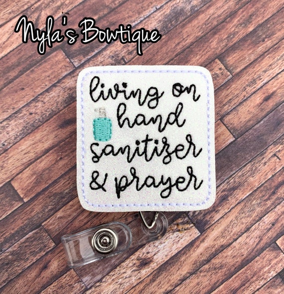 Nurse Badge Reel, ICU Nurse Badge Pull, Retractable ID Badge Holder, Essential Worker Badge Reel, Virus Badge Reel, Funny Badge Reel