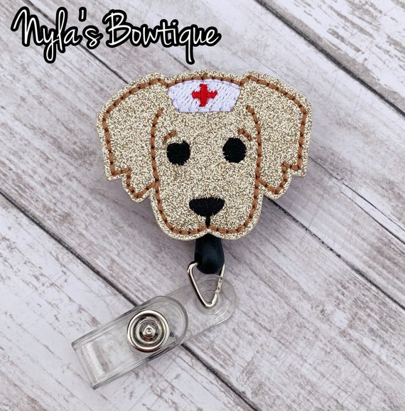 Puppy Nurse Badge Reel, Dog Badge Reel, RN Badge Reel, Badge Reel for Nurse,  Retractable Badge Reel, Vet Tech Badge Reel, Animal Badge Reel -   Finland