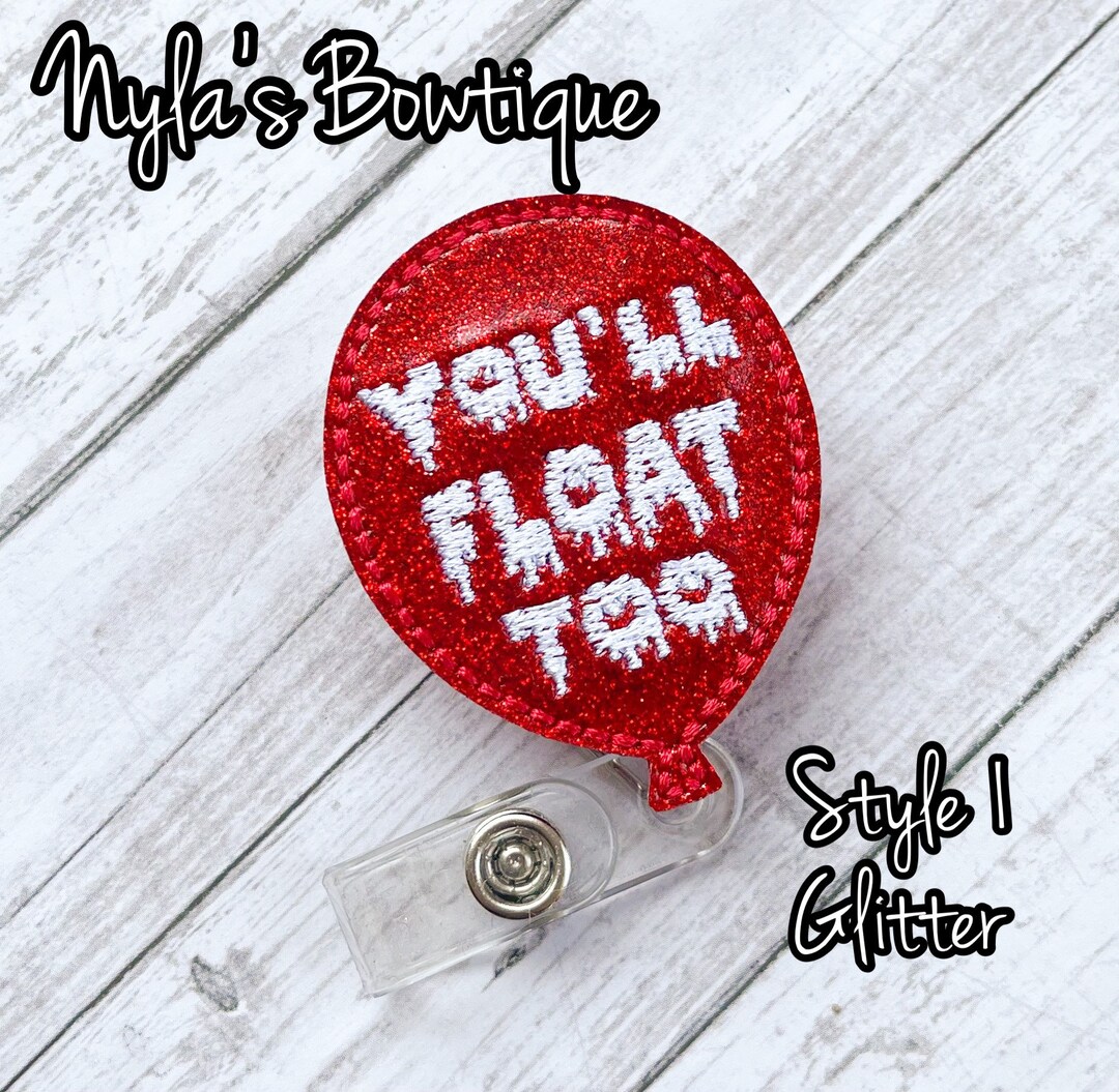 You'll Float Too Badge Reel, Halloween Badge Reel, Nurse Badge Reel ...