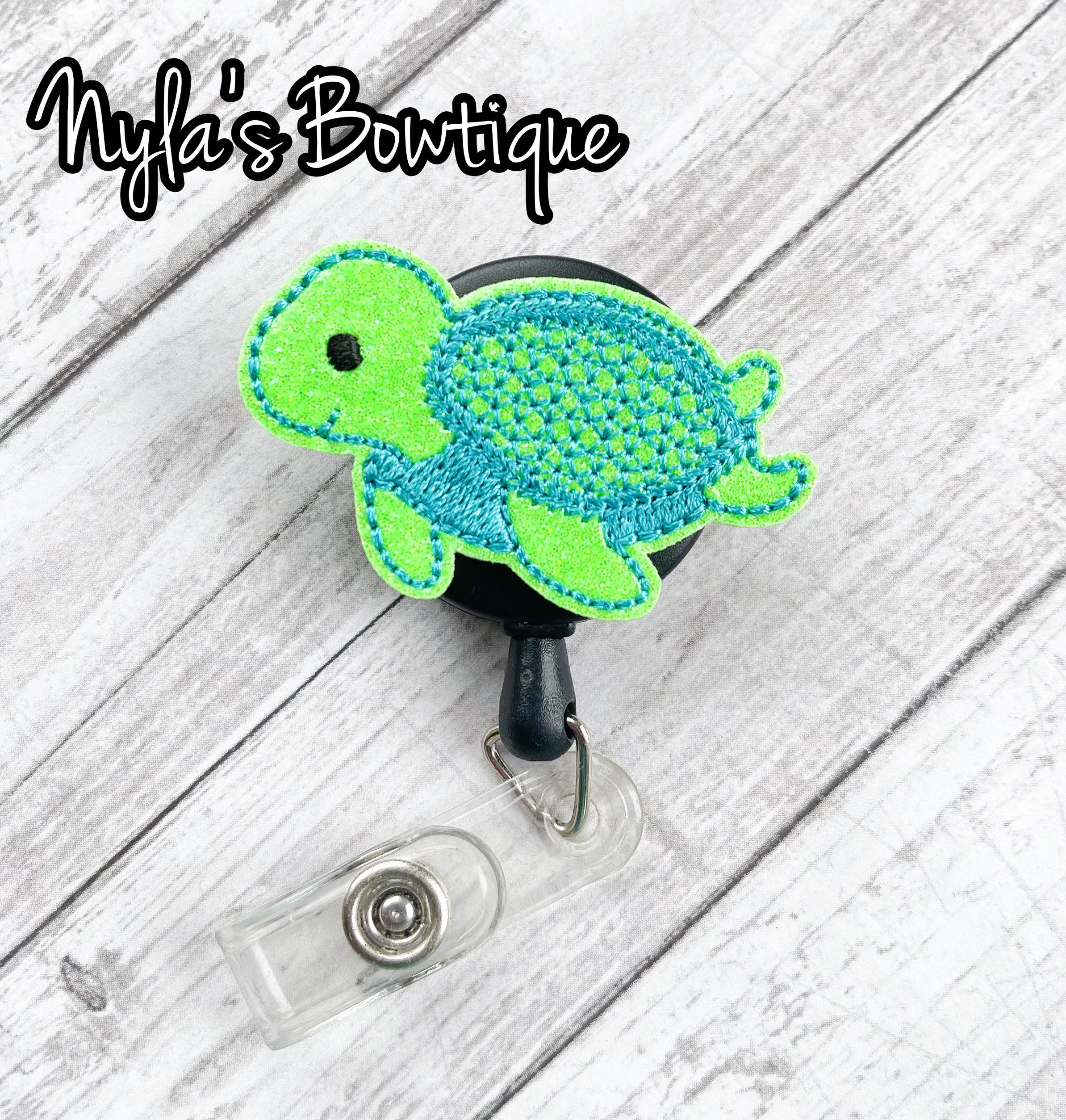 Porta badge avvolgibile a forma di tartaruga marina, porta badge Porta badge avvolgibile a forma di tartaruga marina, porta badge