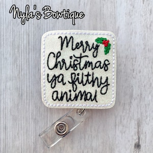 Christmas Badge Reel, Funny Badge Reel, Christmas Movie Badge, Nurse Badge Reel, Teacher Badge Reel, Pediatric Nurse, Employee ID Badge