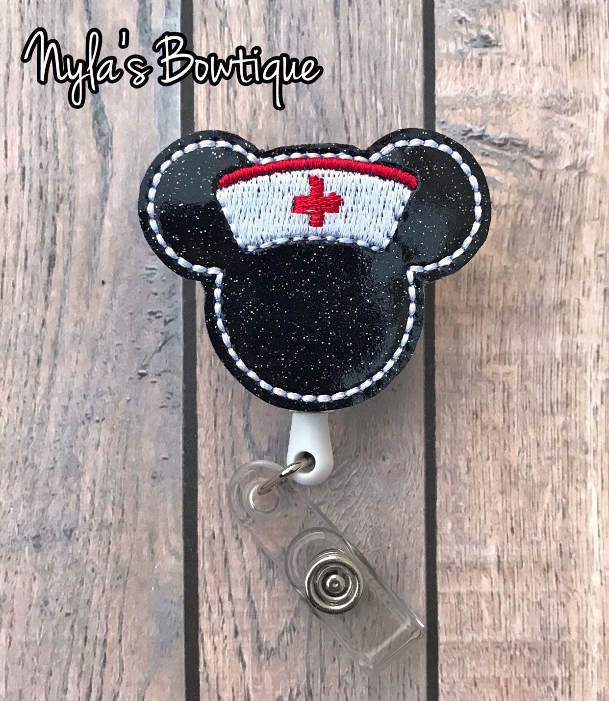 Nurse Minnie Badge Reel, Nurse Badge Reel, RN Badge Reel, Badge Reel …