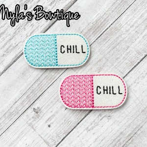 Chill Pill Badge Reel, Nurse Badge Reel, Pharmacist Badge Reel, Funny Badge Reel, Retractable ID Badge Holder, Medicine Badge Reel