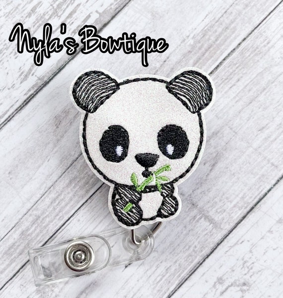 Panda Badge Reel, Animal Badge Reel, Nurse Badge Reel, Pediatric