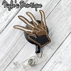 Halloween Badge Reel, Horror Movie Badge Reel, Nurse Badge Reel, Retractable ID Badge Holder, Nightmare Badge Reel, Name Tag Badge, Work ID
