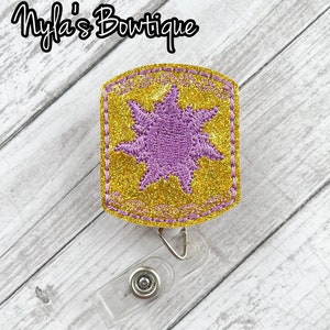 Lantern Badge Reel, Rapunzel Badge Reel, Nurse Badge Reel, Sun-drop Flower Badge, Pediatric Nurse Badge Reel, Retractable ID Badge Holder