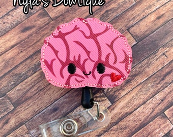 Brain Badge Reel, Neurology Badge Reel, Nurse Badge Reel, RN Badge Reel, Retractable Badge Reel, Neurologist Badge Reel