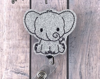 Elephant Badge Reel, Nurse Badge Reel, Teacher Badge Reel, Pediatric Nurse Badge Reel, School Nurse Badge Reel, Retractable ID Badge Holder