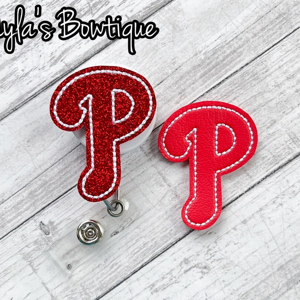 Baseball Badge Reel, Philly Badge Reel, Nurse Badge Reel, Medical Badge Reel, Retractable ID Badge Holder, Name Tag Badge, Work Badge Pull