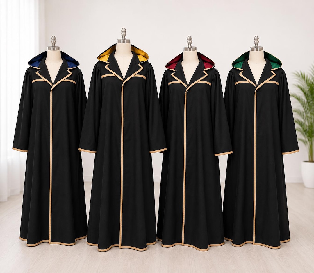 Malicious Wizard Robe Handmade Cursed Wizard Robe With Custom Hood Lining Options - Etsy