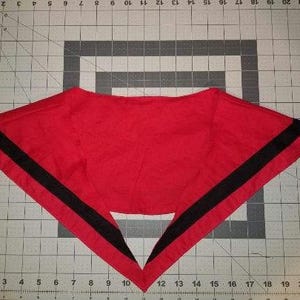 Popeye-Inspired Sailor Collar | Customizable Name and Button Option