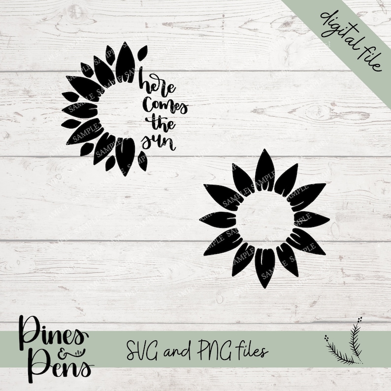 Download Sunflower SVG for Starbucks Cold Cups Here Comes the Sun ...