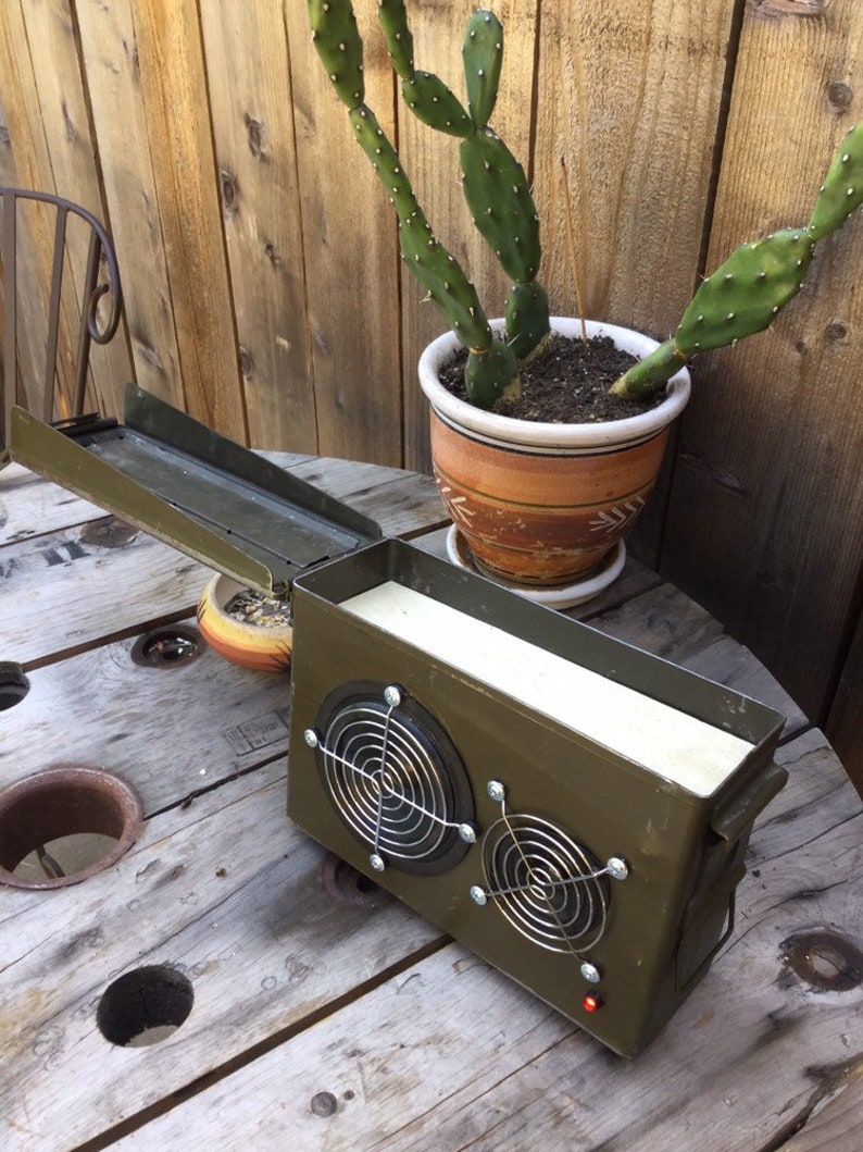 Able the portable rechargeable bluetooth ammo box speaker