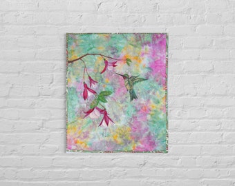 Handmade original fibre art/home decor /wall art/ applique/ patchwork quilting/ thread painting/ handpainted