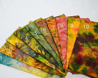 Pastel Garden Fat Eighth Bundle or Half Yard, 100% Cotton Quilting Fabric