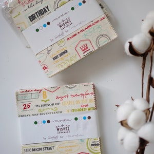 Precuts--charm pack 12.5cm*12.5cm--wishes--by Moda
