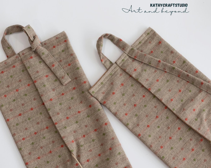 Handmade sewing gift || Japanese Kasuri Cotton Fabric Tissue Pouch || Two way hanging tissue cover || Handmade in Sydney