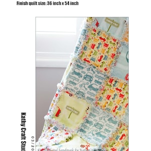 Baby Rag Flannel Quilt  sewing kit