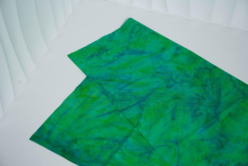 Rainforest Symphony Batik Fat Eighth Bundle or Half Yard, 100% Cotton, Applique Material #2 - Half Yard