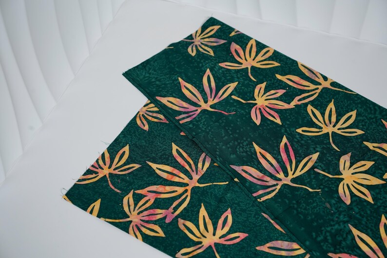 Rainforest Symphony Batik Fat Eighth Bundle or Half Yard, 100% Cotton, Applique Material #6 - Half Yard