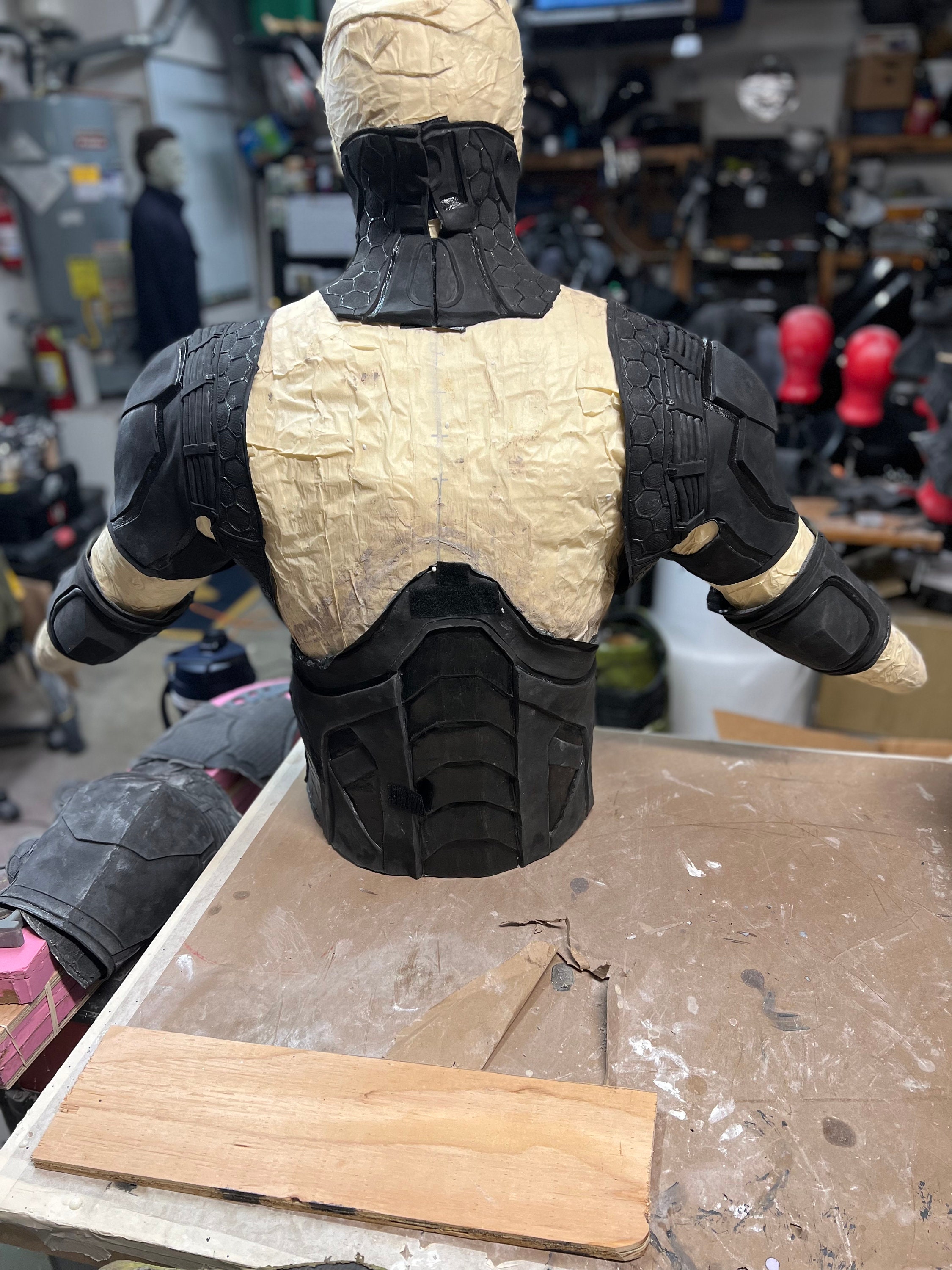 Undersuit Under Armor Latex Body Armor Flexible Detailed Inner ...