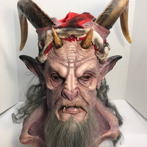 Krampus mask latex