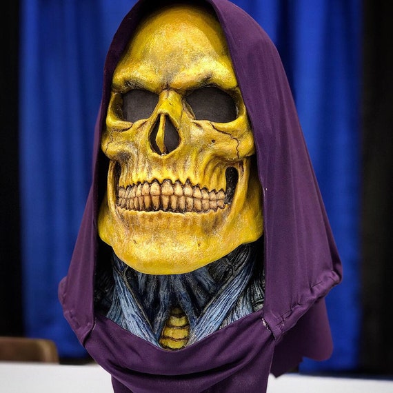 aritmetik meddelelse Bliv oppe Skull Mask Latex Skeletor Red Skull Anatomy Ghost Rider Black - Etsy