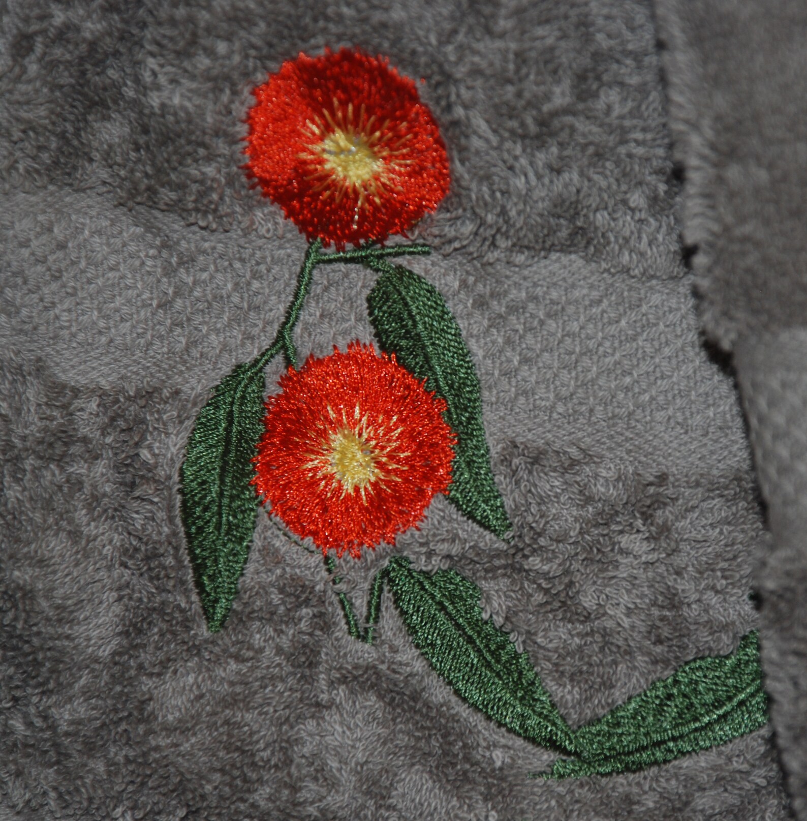 Australian Embroidered Hand Towels Etsy