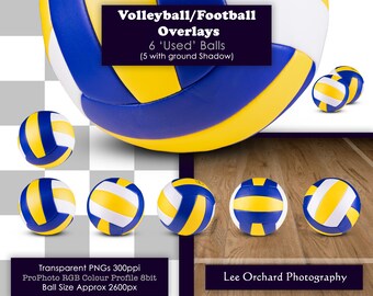 Sports Ball Overlay : 'Used' Volleyball PNG
