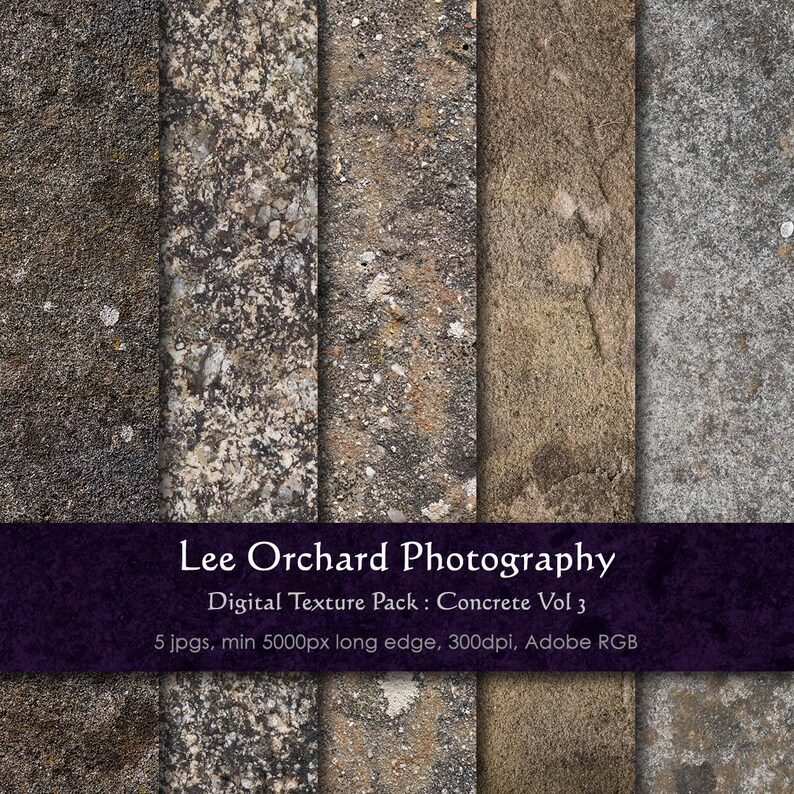 Large Digital Textures : Concrete Vol 3 Digital Paper / Digital Background image 1