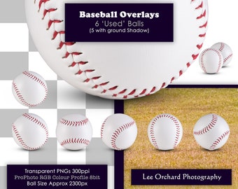 Sports Ball Overlay : 'Used' Baseball Ball PNG