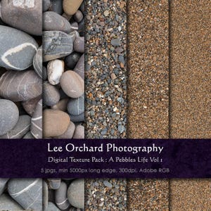 Large Digital Textures : A Pebbles Life, Vol 1 || Digital Paper / Digital Background