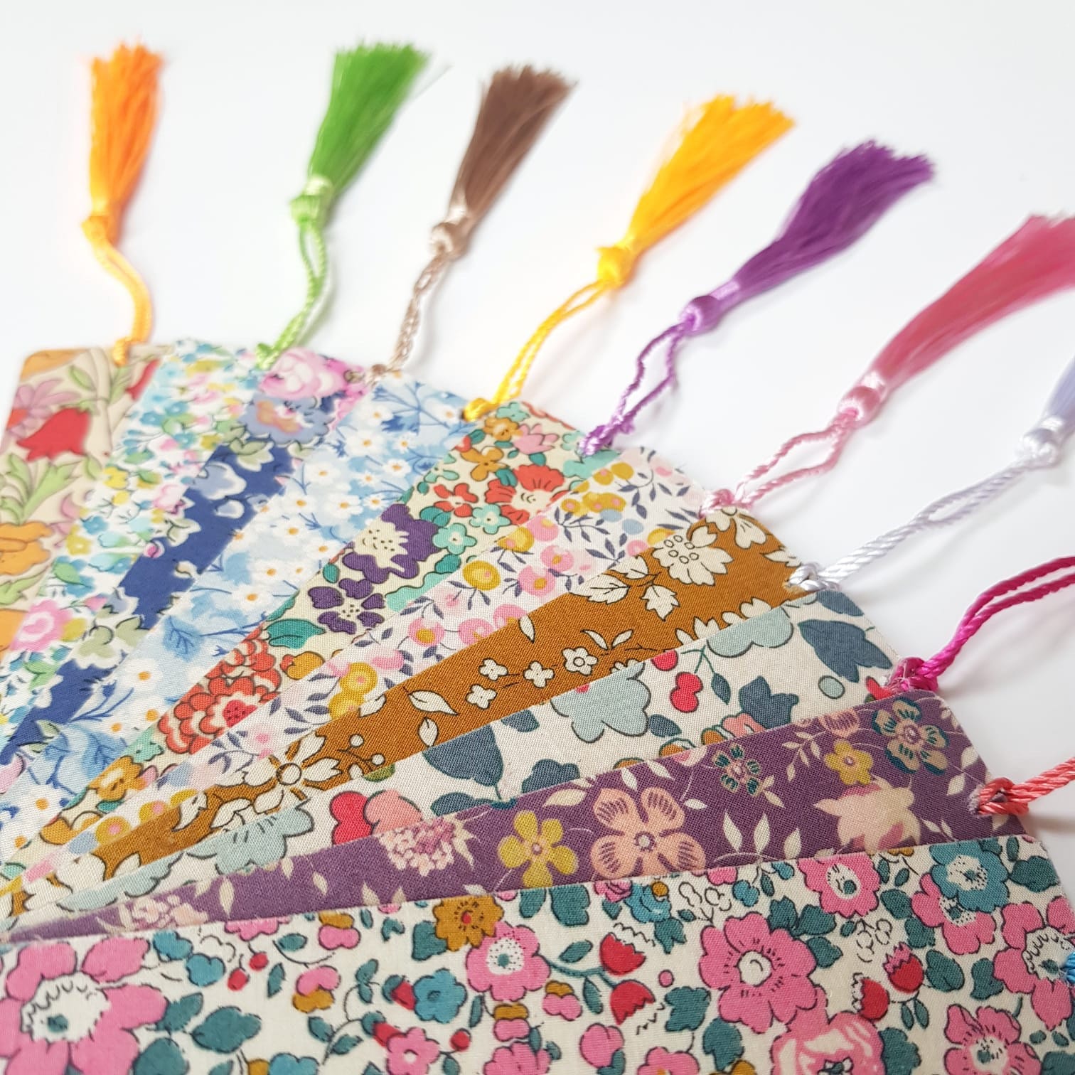 Liberty of London Wooden Bookmark with Tassel. Option to be Personali…