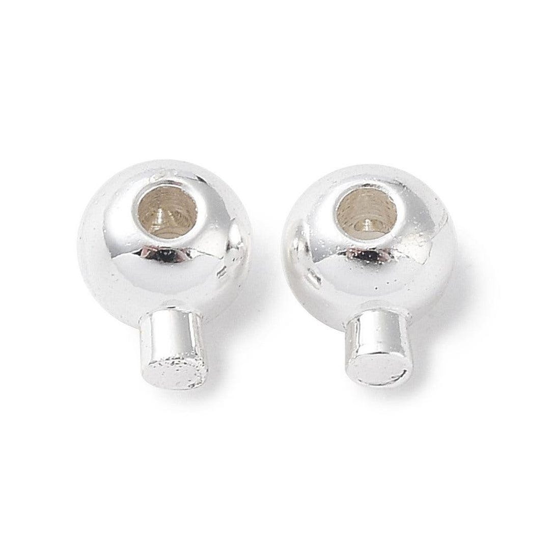Silver 3.5mm Magic Crimp Balls - Pack of 10 - Etsy