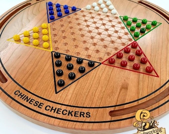 Chinese Checkers w/ Marble Storage