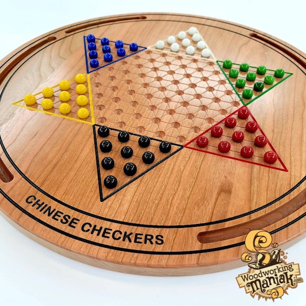 Chinese Checkers Marbles Etsy