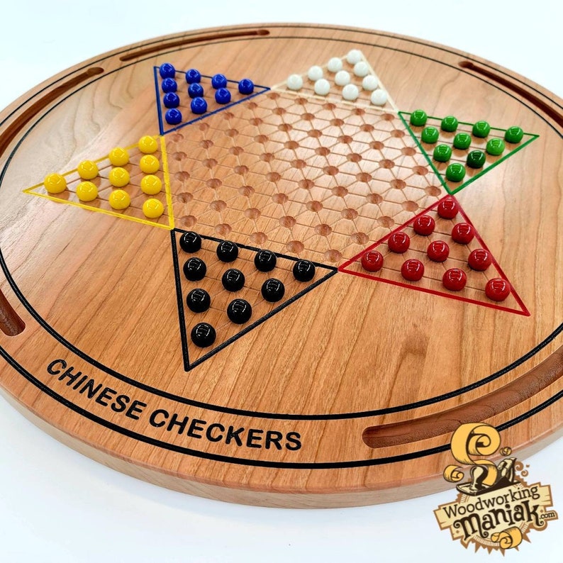 Chinese Checkers w\/ Marble Storage