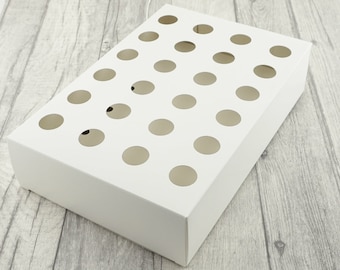 Tray for Confetti Cones Cardboard Tray with 24 Holes