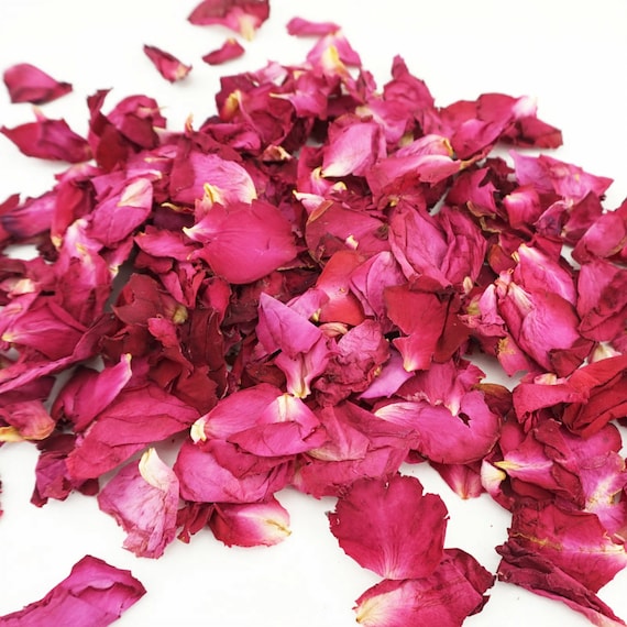 Eco-friendly Heat Dried Rose Petal Confetti Dried Flower Petals 100%  Natural Wedding Confetti Biodegradable Love Affair Crimson Red 