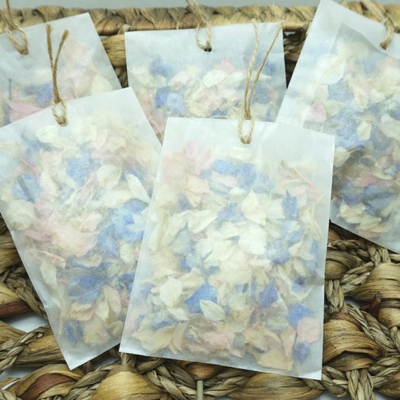 Set of 20 Petal Confetti in Glassine Envelopes with Rustic Etsy