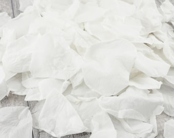 White Preserved Rose Petals | Biodegradable Wedding Confetti