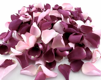 Eco-Friendly Freeze Dried Rose Petal Confetti Dried Flower Petals 100% Natural Wedding Confetti Biodegradable Eternal Pink, Purple