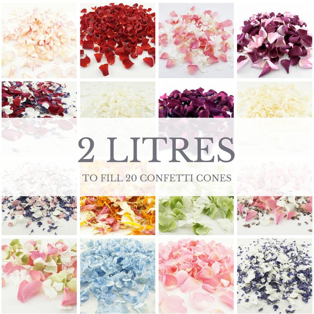 Eco-friendly Biodegradable Dried Petal Wedding Confetti 100% Natural ...