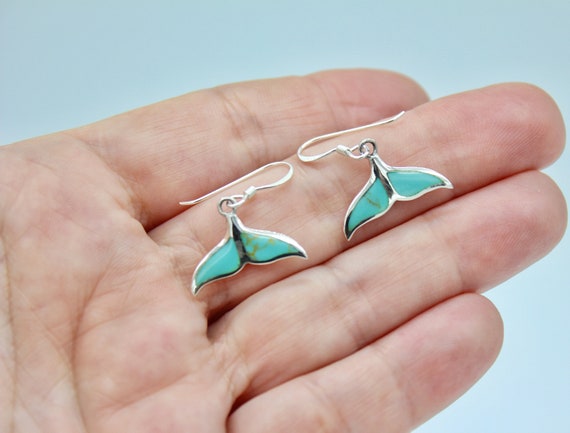 Whale tail earrings deals