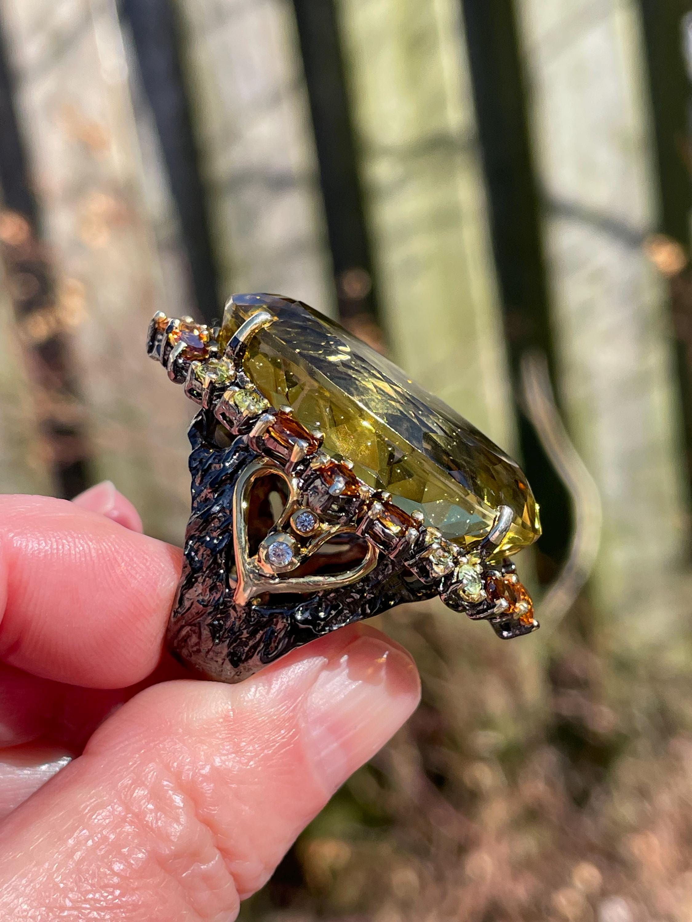 サファイアトパーズ/クォーツ Oval Cubic Zirconia Loose Stone