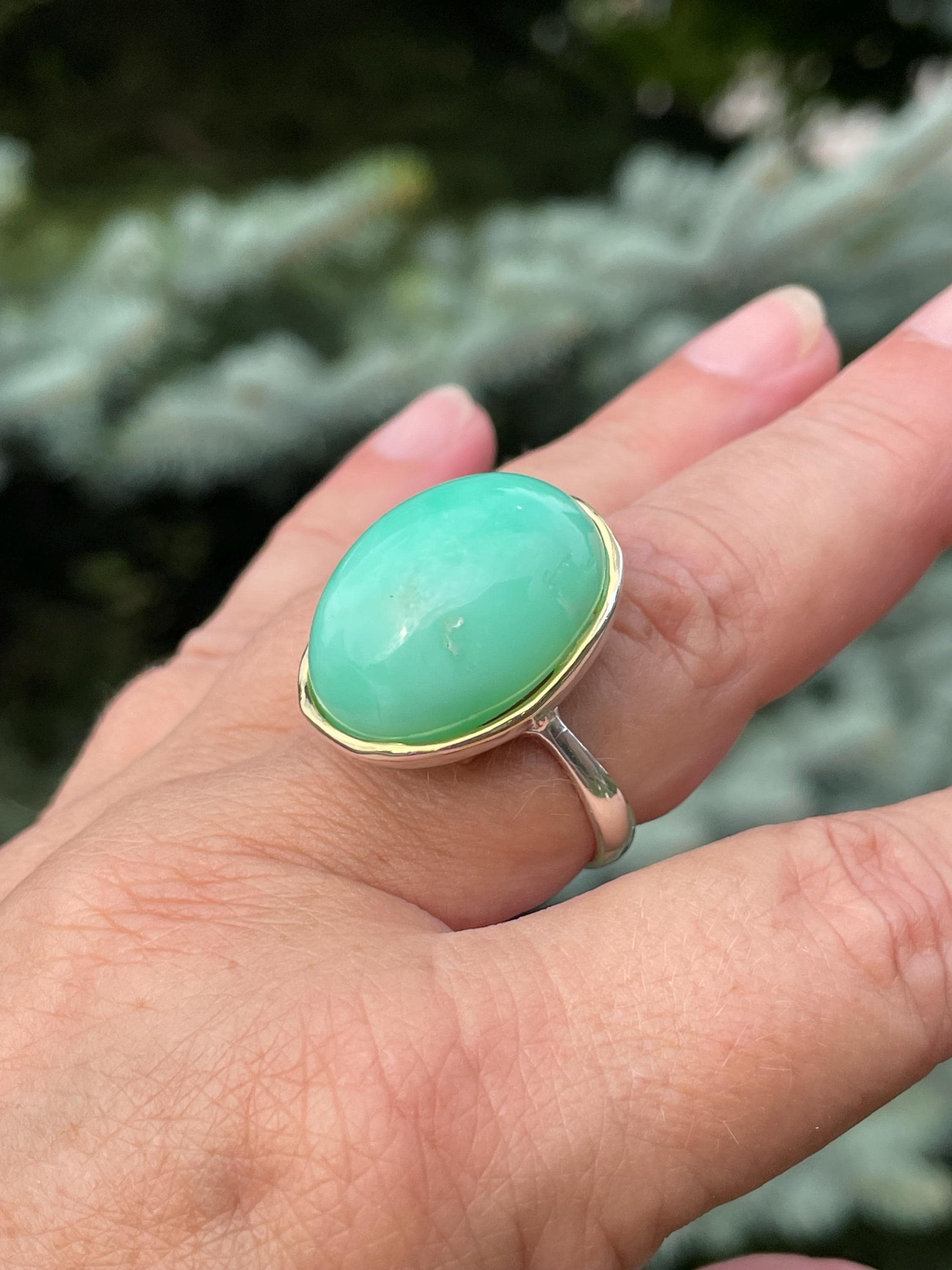 Natural Large 30ct Rare Mint Green Australian Jade Chrysoprase Sz