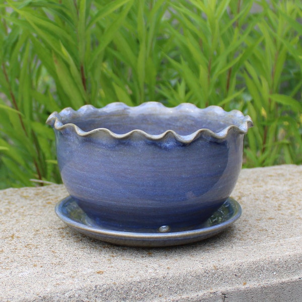Hand Built Pottery Planter Etsy