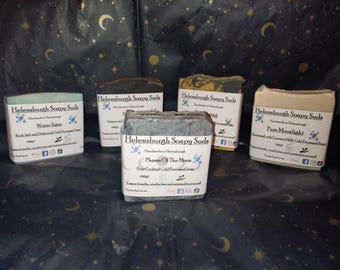 Celestial Night Themed Soap Box Limited Edition, night sky themed, stars themed, moons and stars