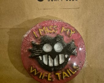 Eggman 'I Miss My Wife, Tails' Black Bath Bomb: Tobacco & Vanilla Scent