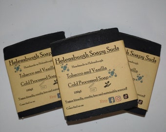 Tobacco Flower Soap Bar - Natural Tobacco Soap Bar - Earthy Soap Bar -  Natural Handmade Soap - Cold Process Soap - Spa Gift
